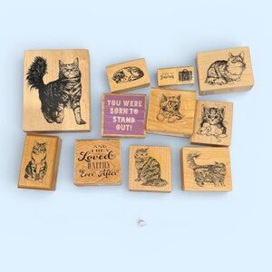 🐥 SOLD!!! 🐥 Rubber Stamps Variety (Lot of 11) - NEW